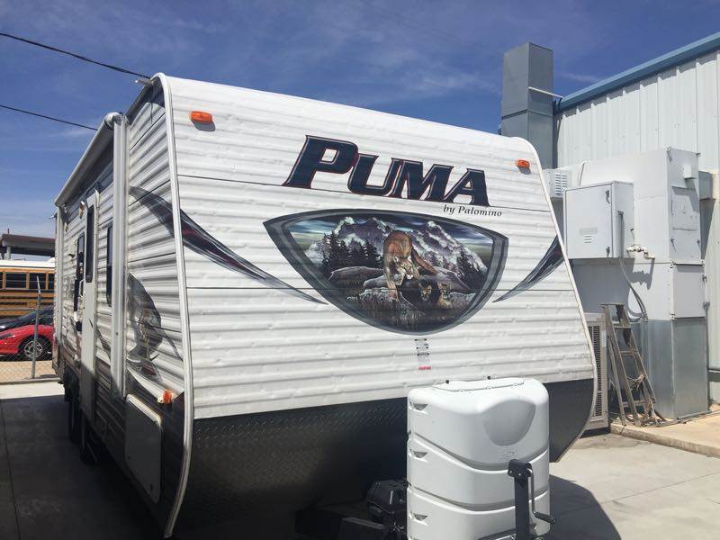 Hail Damage Trailer Unlimited Collision and RV