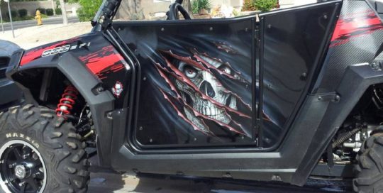 Custom Airbrushed ATV
