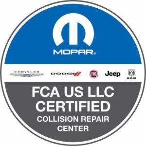 FCA certified collision repair logo