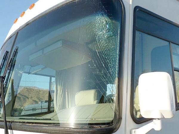 rv windshield broken