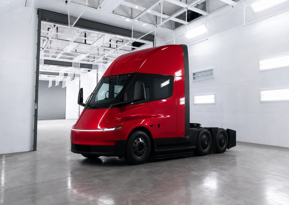 tesla semi collision repair after painting tesla semi collision repair after painting